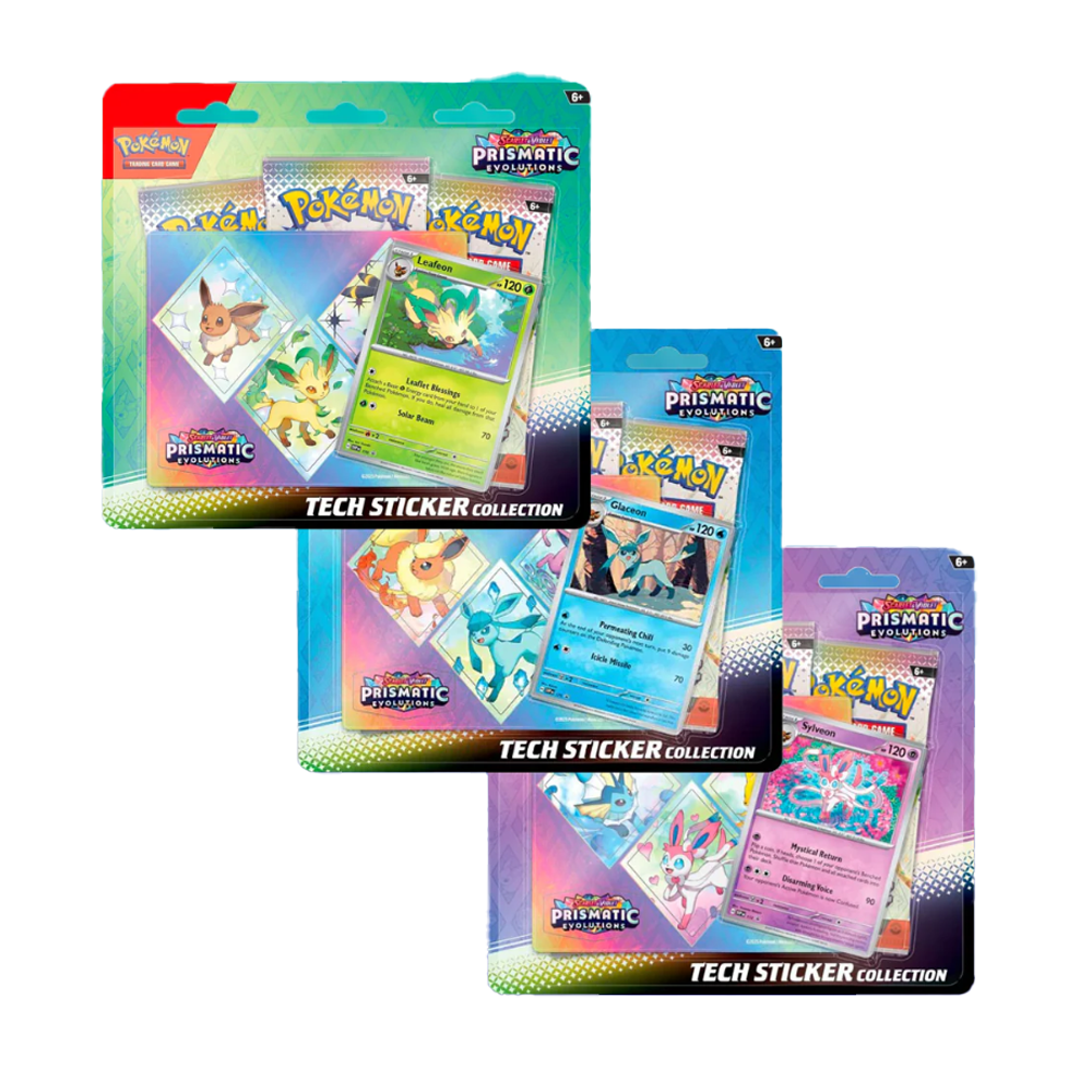 Pokemon 1x Prismatische Entwicklungen Tech Sticker DE